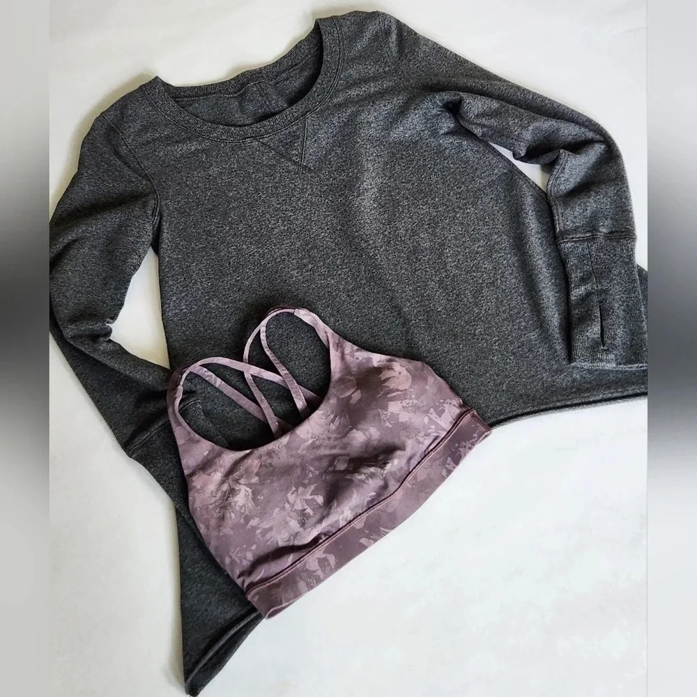 || LULULEMON || crew neck sweatshirt, waist length - Picture 2 of 8